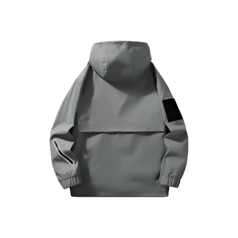 33TH Jackets Coats Unisex Rainy Blue-19