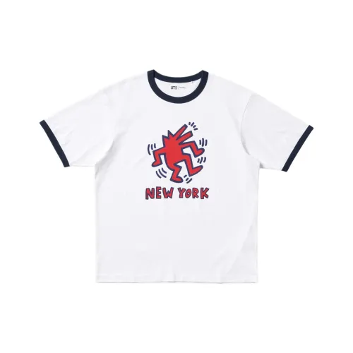 UNIQLO x ·/Keith Haring SS25 T Shirt Unisex White