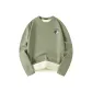 [Fleece-Lined Waffle Knit]Palm Green (Tai Chi Cat Chest Logo)