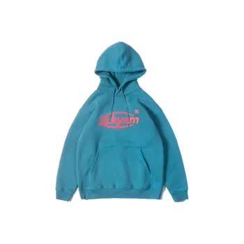 DAKYAM Hooded Regular Sweatshirt Winter Unisex Light Blue