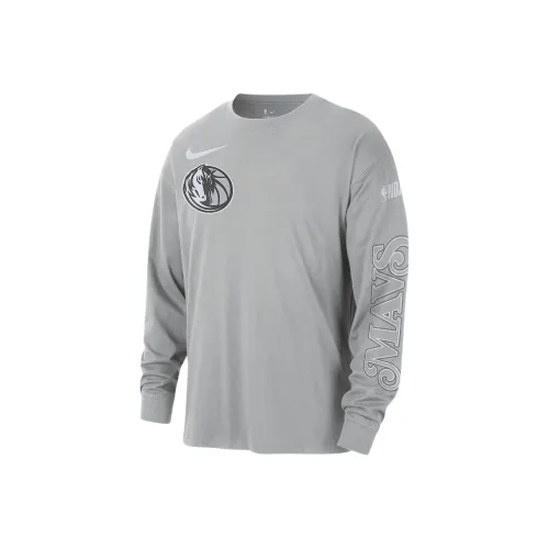 Nike Dallas Mavericks Courtside City Edition Men's Nike Nba Max90 Long Sleeve T Shirt
