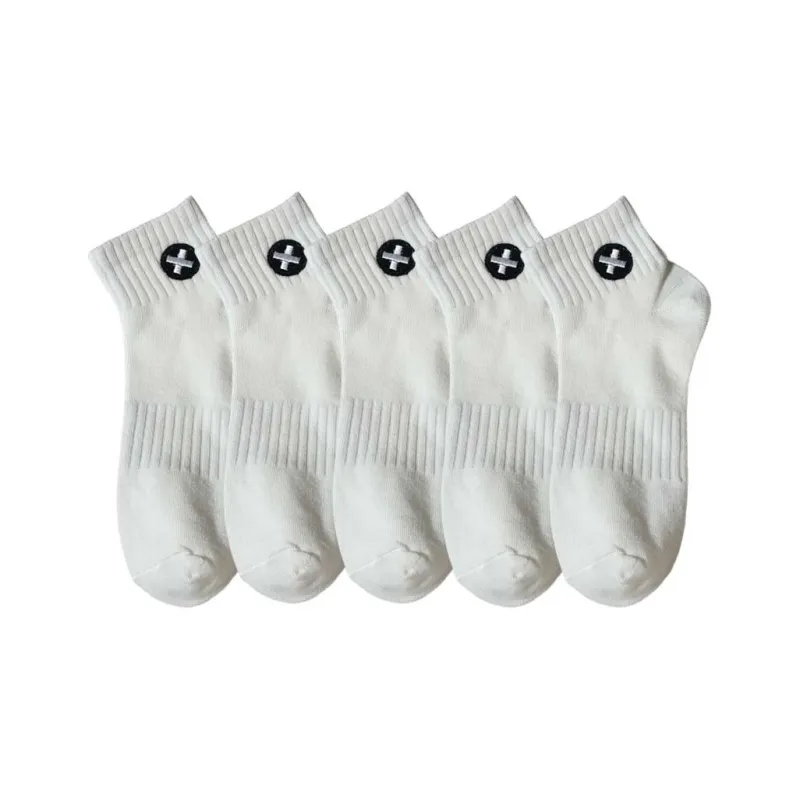 MIIOW Mid Calf Socks Unisex 5 Pack-0