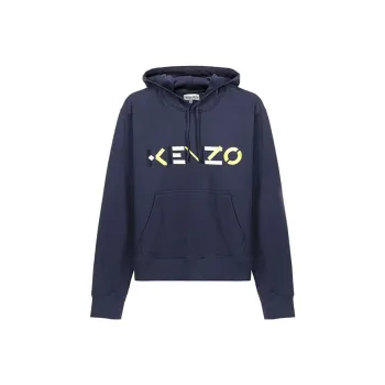 KENZO Logo Embroidered Hoodie
