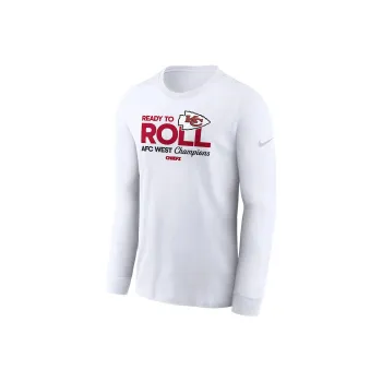 Nike Kansas City Chiefs 2024 Afc West Champions Trophy Collection Men's Nike Nfl Long-Sleeve T-Shirt
