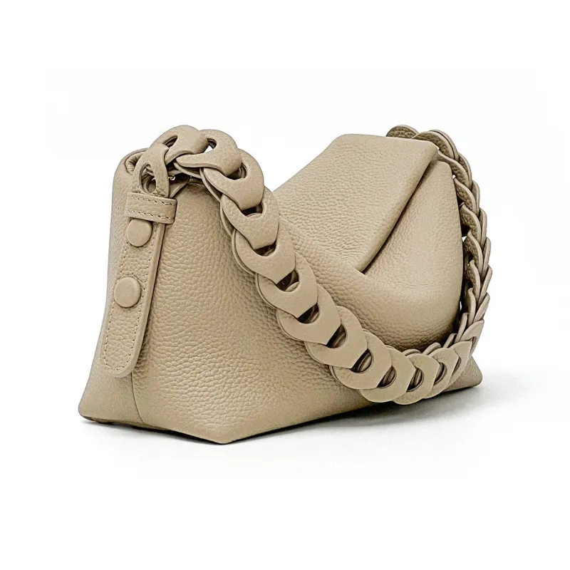H YXIANG Cow Leather Shoulder Bag Women's Multicolor-3
