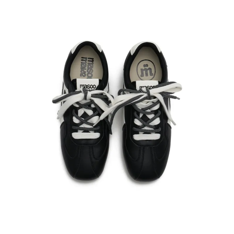 MASOOMAKE German Army Trainers Lightweight Low Top Casual Shoes Women's-3