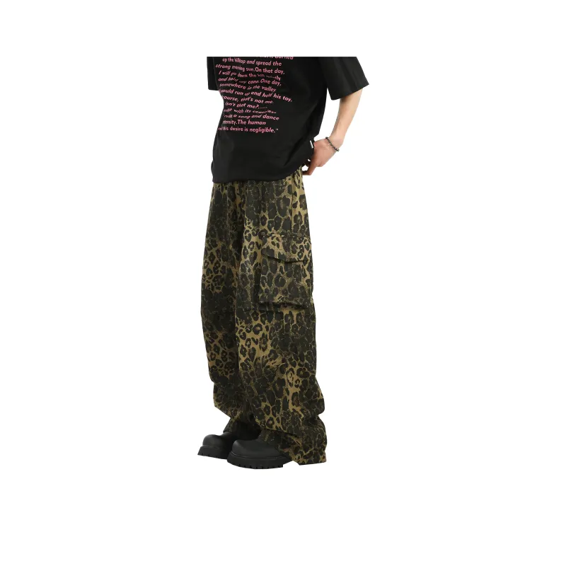 Pepe The Frog Jeans Unisex Leopard Print-2