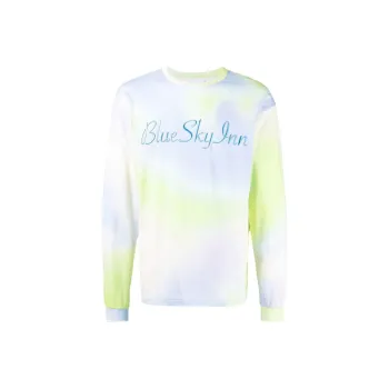 Blue Sky Inn Tie dye Embroidered logo T shirt