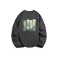 [100% cotton]Dark Gray (B Picture Crane)