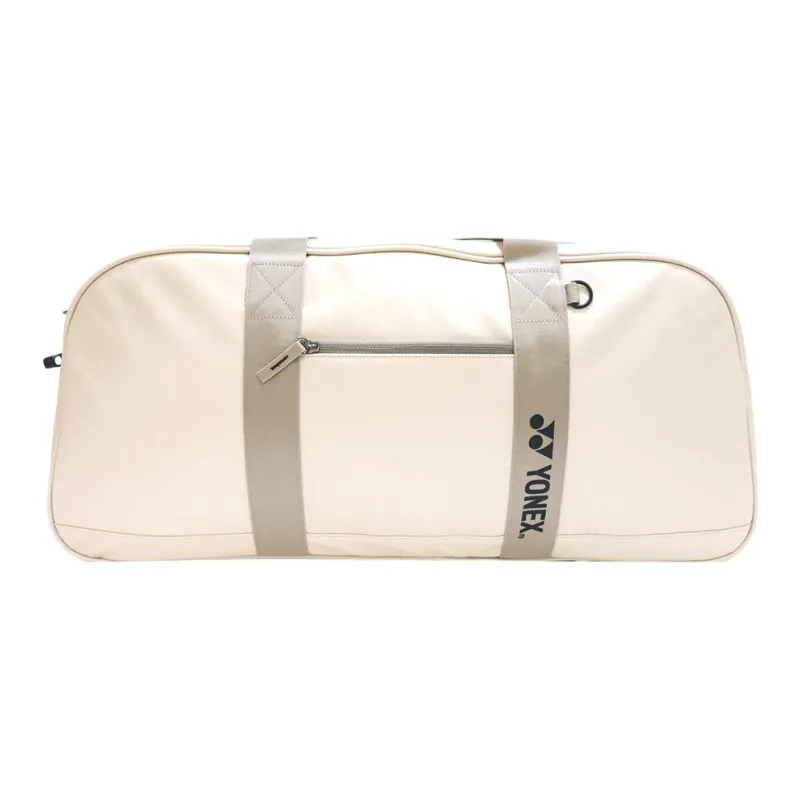 YONEX Polyurethane Travel Bag Unisex Beige-4