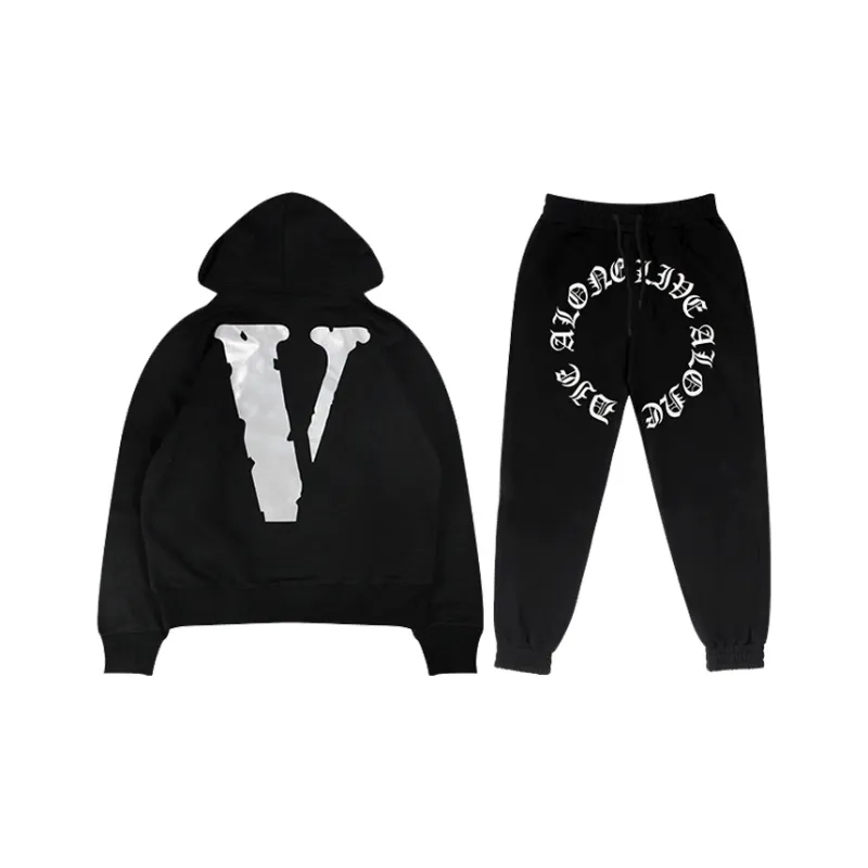 VLONE 3M Reflective Collection Sweatshirt Unisex Black-11