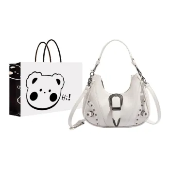 NX DOUGHNUT PU Shoulder Bag Crossbody Bag Handbag Women's White