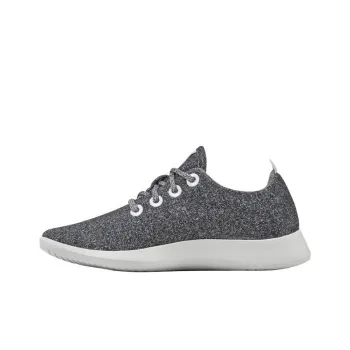 Allbirds Wool Runner Shock Absorbers Low Top Running Shoes Women's Natural Gray