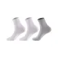 GL4024 Crew Socks 3 Pack (White/White/Light Gray)