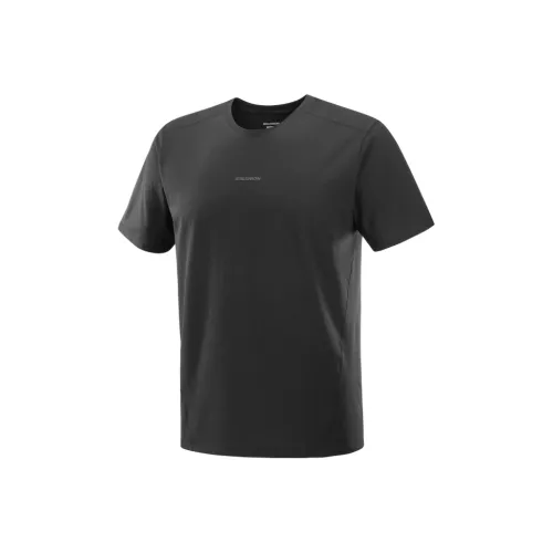 SALOMON T Shirt Men's Pitch Black