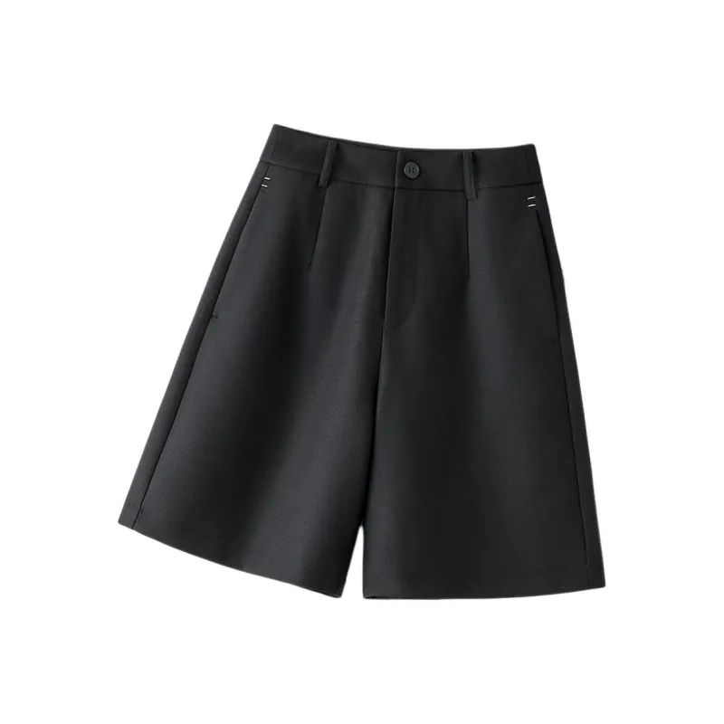 IHIMI Casual Shorts Women's Black-2