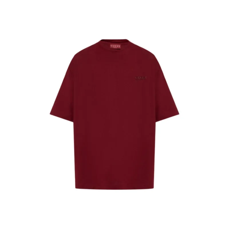 GUCCI Embroidered Jersey T Shirt-0