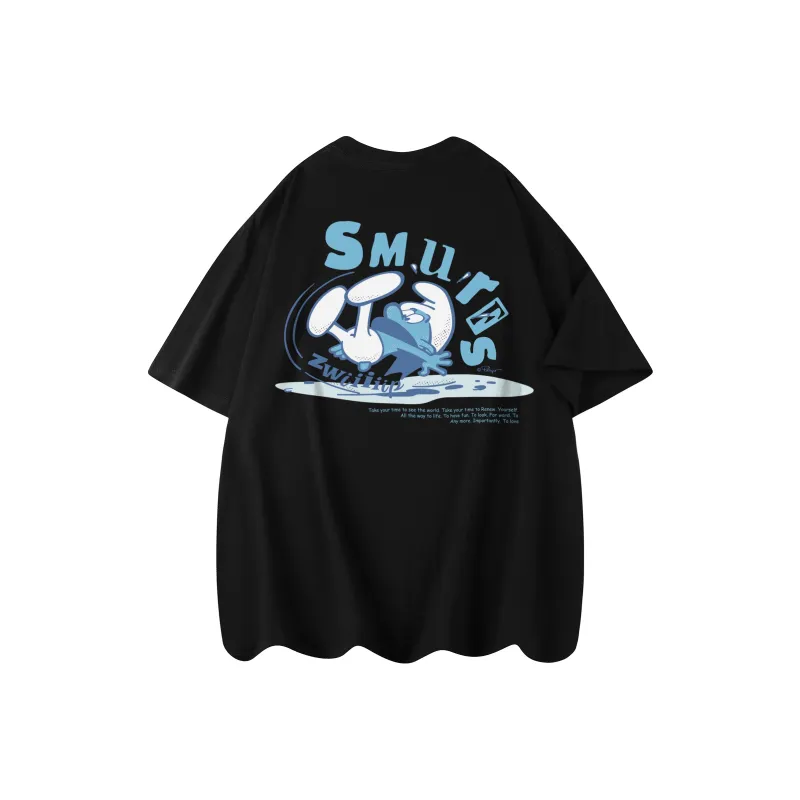 The Smurfs T Shirt Unisex Black-1