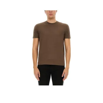 TOM FORD Short Sleeved Crewneck T Shirt