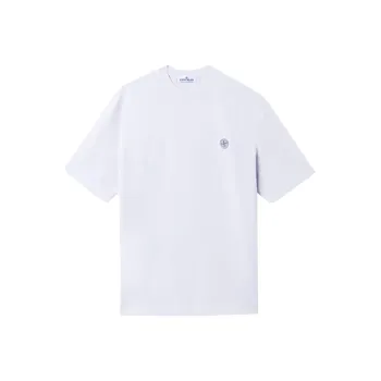 STONE ISLAND Logo Patch Short Sleeved T Shirt