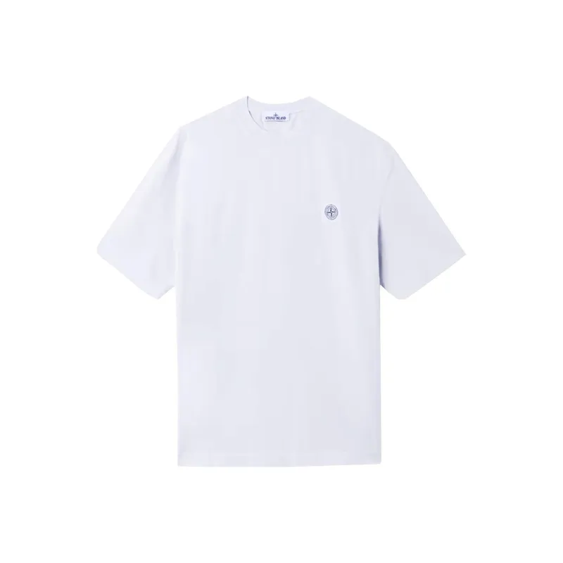 STONE ISLAND Logo Patch Short Sleeved T Shirt-0