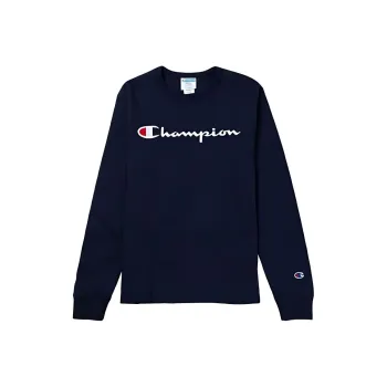 Champion Sweatshirts Unisex Navy Blue