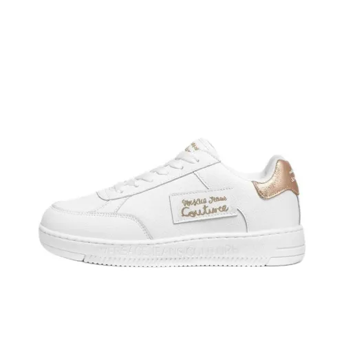 VERSACE JEANS COUTURE Meyssa Low Top Skateboard Shoes Women's White
