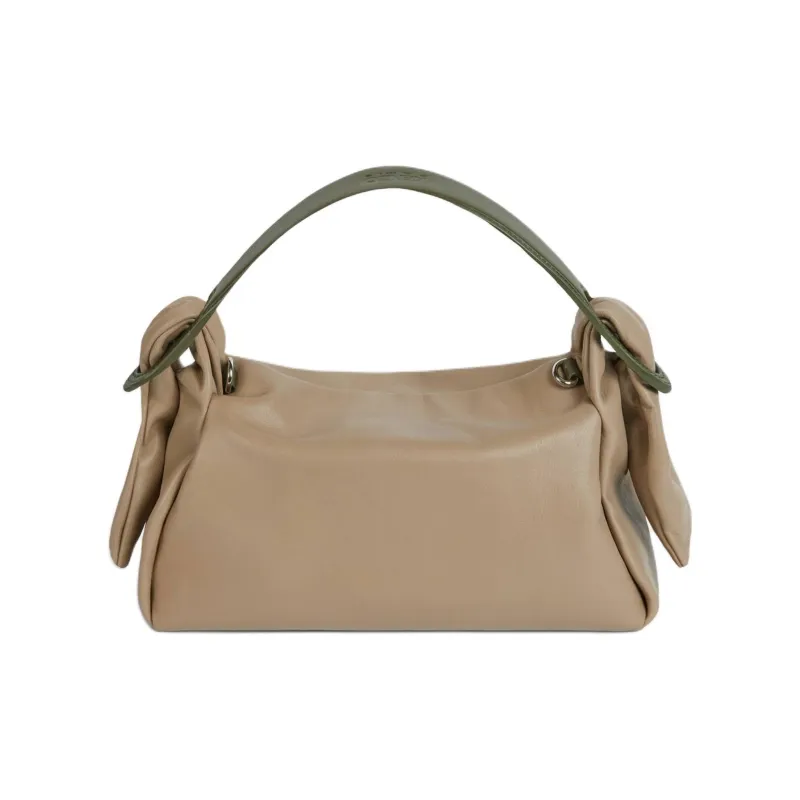 KENZO Cow Leather One Shoulder Handbags Women's Beige-2