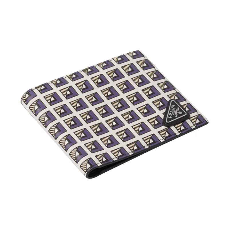 PRADA Leather Wallet Men's Multicolor-3