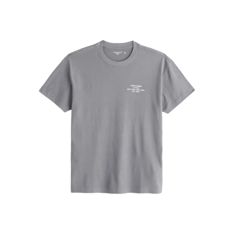 Abercrombie＆Fitch T-Shirt Men's Dark Gray-0