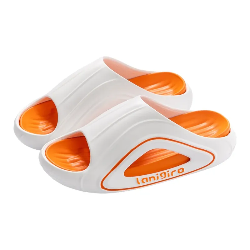 Foot Recreation Men's Sports EVASlip Resistant Soft Sole Squashy And Bouncy Feeling Indoor Home Bathing Slippers-4