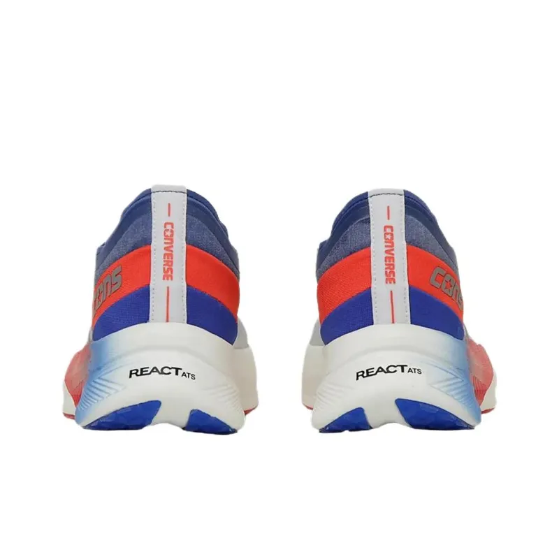 Converse Cons Breathable And Lightweight Low Top Running Shoes Unisex White Red Blue-3