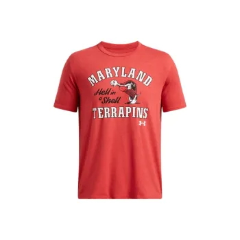 Under Armour All DayCollegiate FW24 T-Shirt Men's Dark Pink