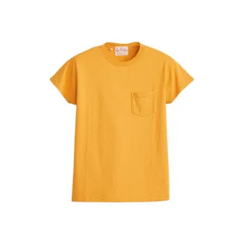 Levis T Shirts Men Yellow