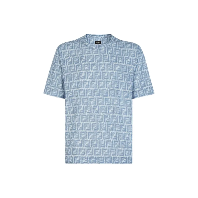 FENDI Ff Jacquard Crewneck T Shirt-0