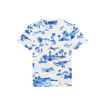 Polo Ralph Lauren Holiday print T shirt