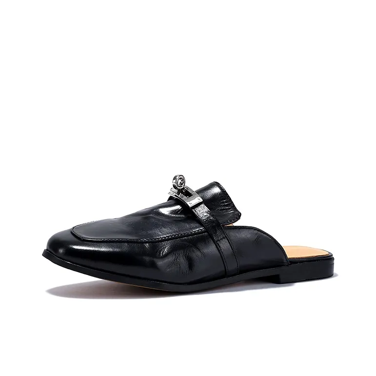 Brut Ros′e Quick Dry Wrap toe Slippers Women's Black-1
