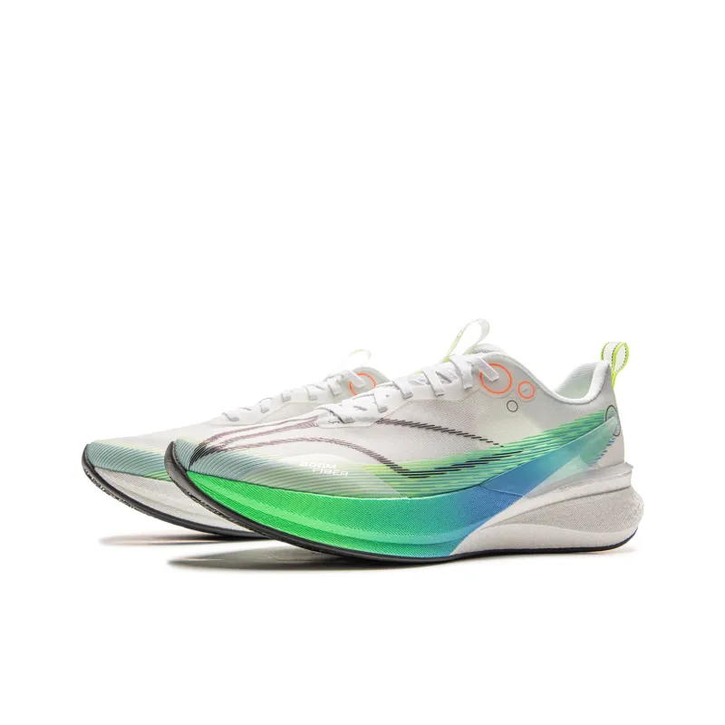 LiNing Red Hare 8PRO Cushioning Lightweight Low Top Training Racing Running Shoes Men's Standard White-2