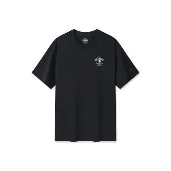 XTEP T Shirts Unisex Jet Black