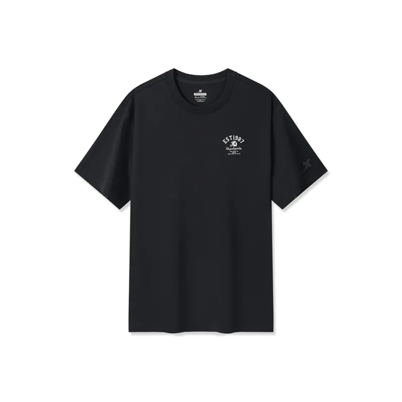 XTEP T Shirts Unisex Jet Black-0