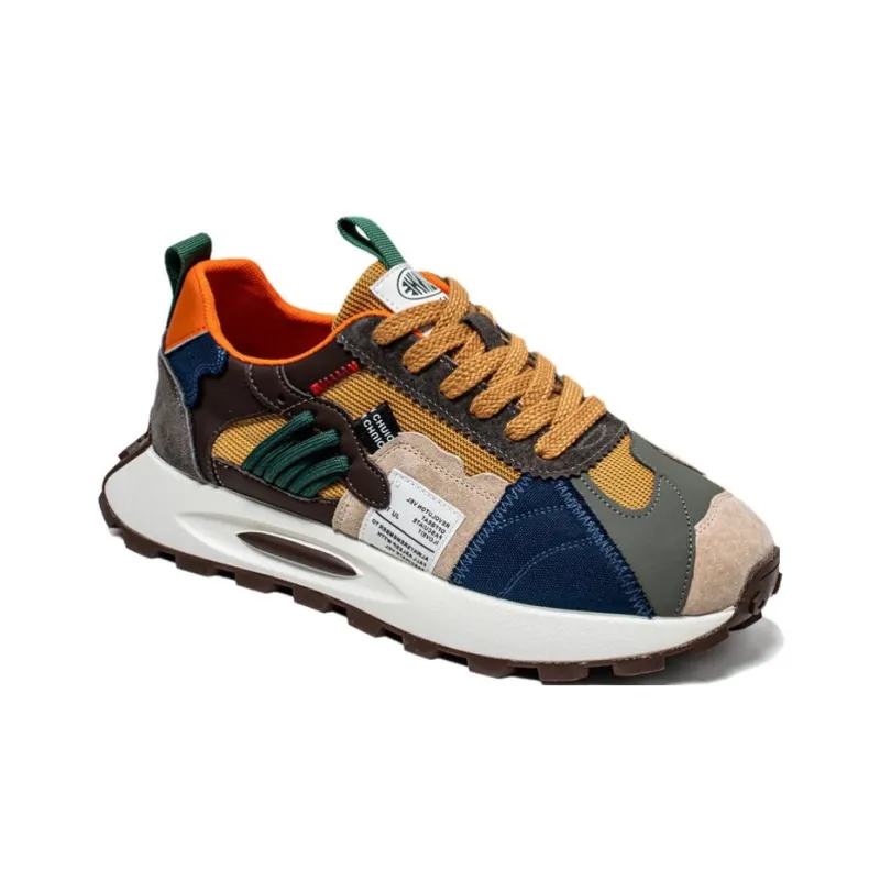 MABEL&CO Slip Resistant Low Top Casual Shoes Men's Khaki Green-1