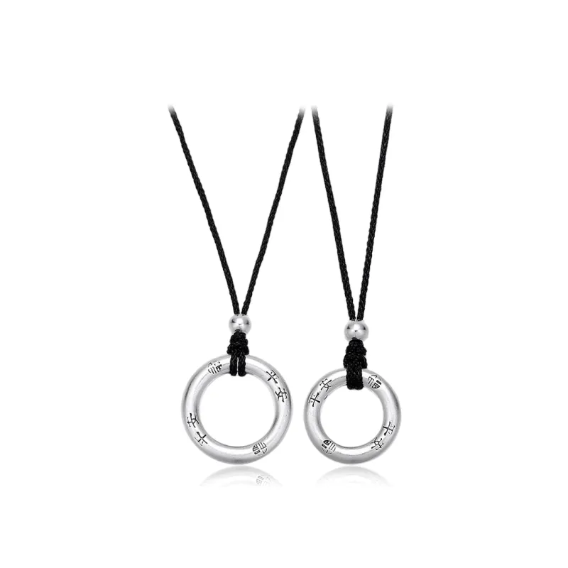 CANHUI S999 Fine Silver Necklaces Unisex-2