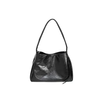 BEMIX PETS Artificial Leather Shoulder Bag Regular Women's Black/Milk Tea