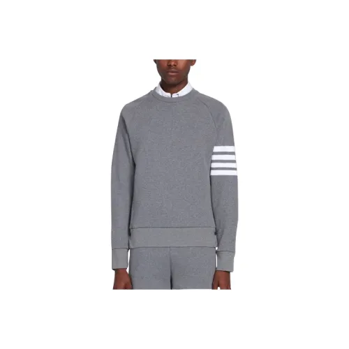 THOM BROWNE 4 Bar Raglan Sleeve Crewneck Sweatshirt