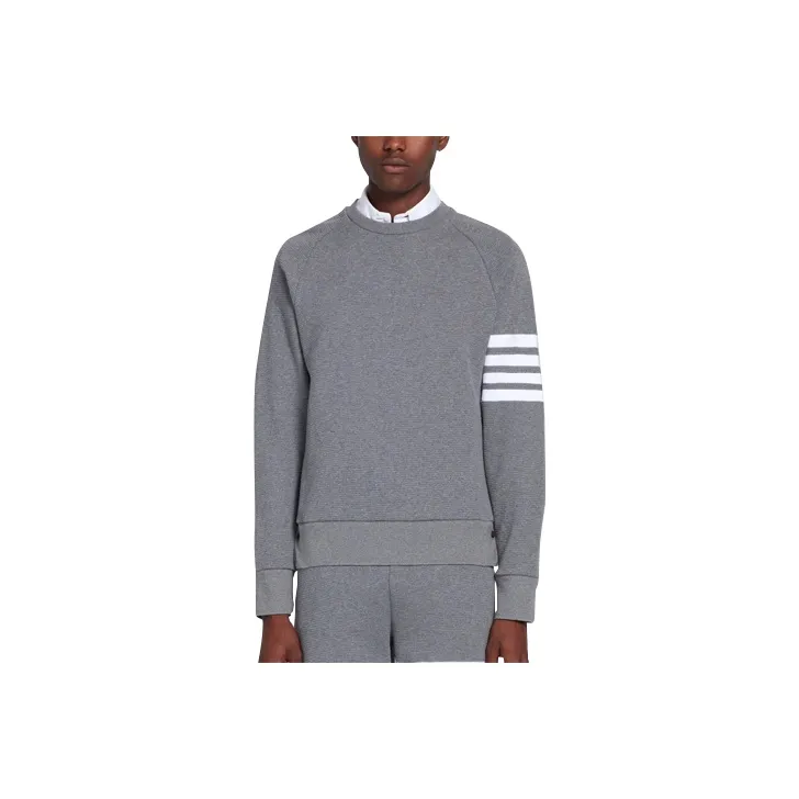 THOM BROWNE 4 Bar Raglan Sleeve Crewneck Sweatshirt-0
