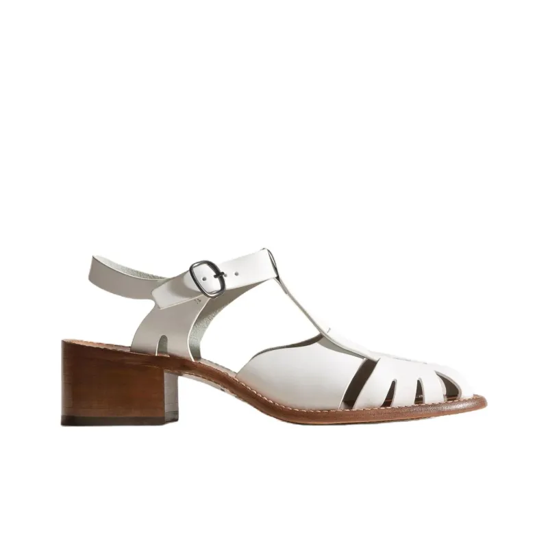 Hereu Pesca Roman Sandals 5cm Women's White-1