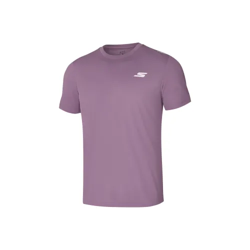Skechers Comfort Technology Series T-Shirt Men's Mature Grape Purple