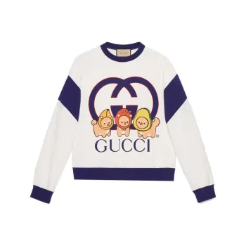GUCCI SS23 Sweatshirt Men's White