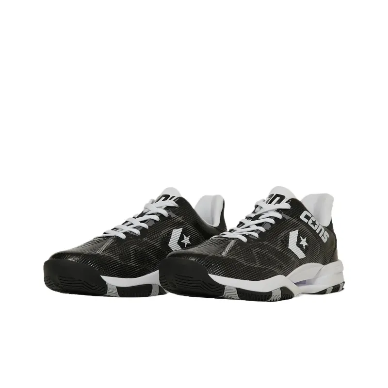 Converse CONS ACCELERATOR Cushioning And Breathable Low Top Basketball Shoes Unisex Black-2