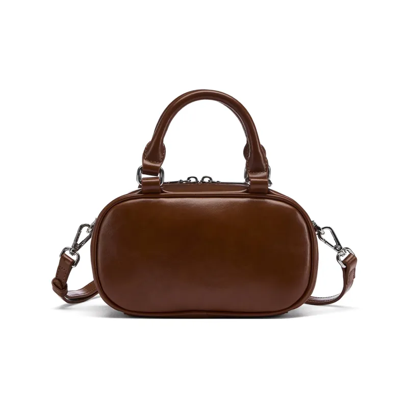 Hotwind PU Crossbody One Shoulder Handbag Mini Women's Brown-2